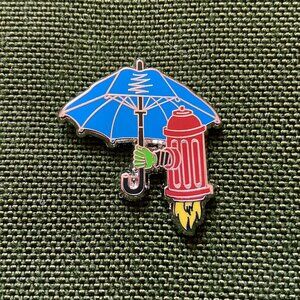 COPY - 'Downpour' enamel pin